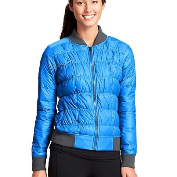 Athleta Dobby Down Bomber Jacket - Picture 6 of 6